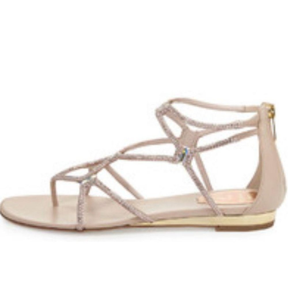 NEW Rene Caovilla Crystal Gladiator Sandals 40 - Picture 2 of 12
